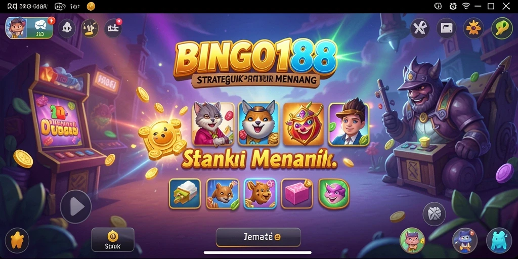 Tampilan mengasyikkan dari gameplay strategi BINGO188.