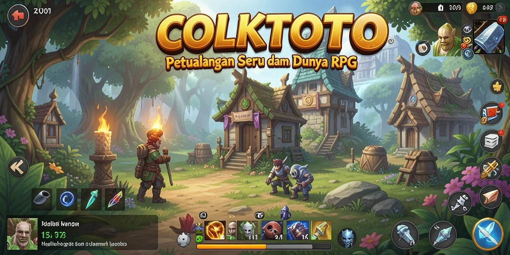 Tampilan gameplay menarik dari COLOKTOTO di dunia RPG.