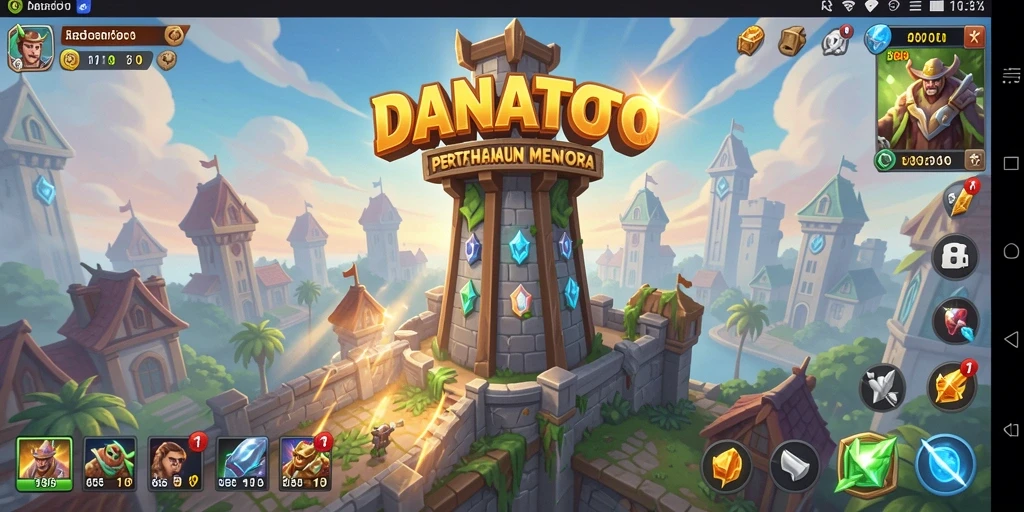 Tangkapan layar gameplay <strong>DANATOTO</strong> yang mendebarkan saat bertahan melawan serangan musuh.