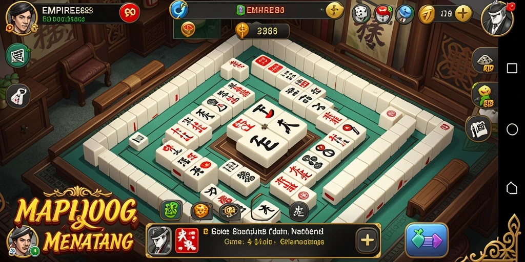 Tampilan gameplay seru dari EMPIRE88 dalam Mahjong.