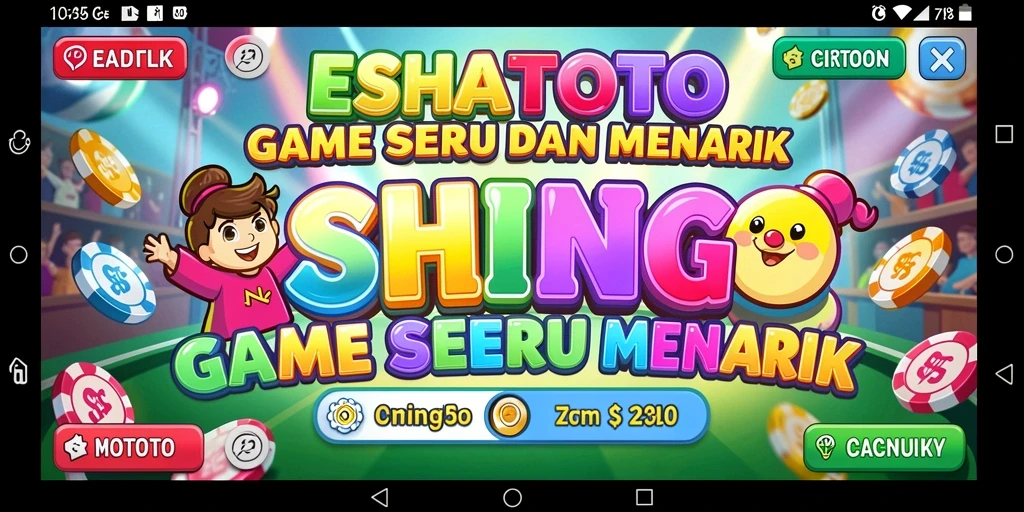 Tampilan gameplay ESHATOTO dengan suasana Bingo yang mengasyikkan.