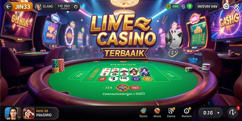 Gameplay seru di JIN33 Live Casino dengan dealer profesional.