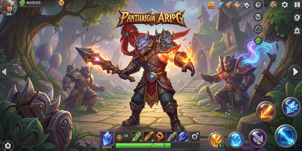 Tampilan gameplay seru dalam <strong>MODE303</strong> yang mengesankan.