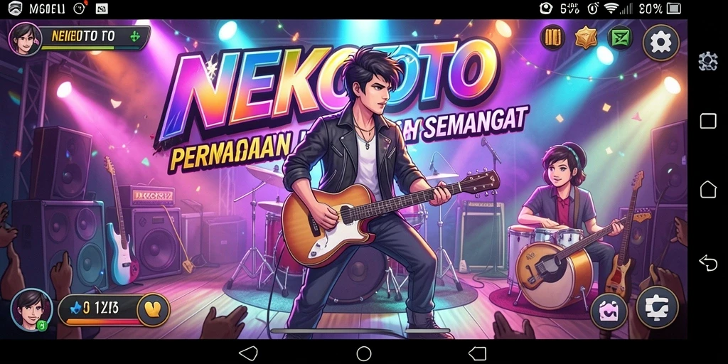 Tampilan gameplay NEKOTOTO yang menarik dan interaktif.
