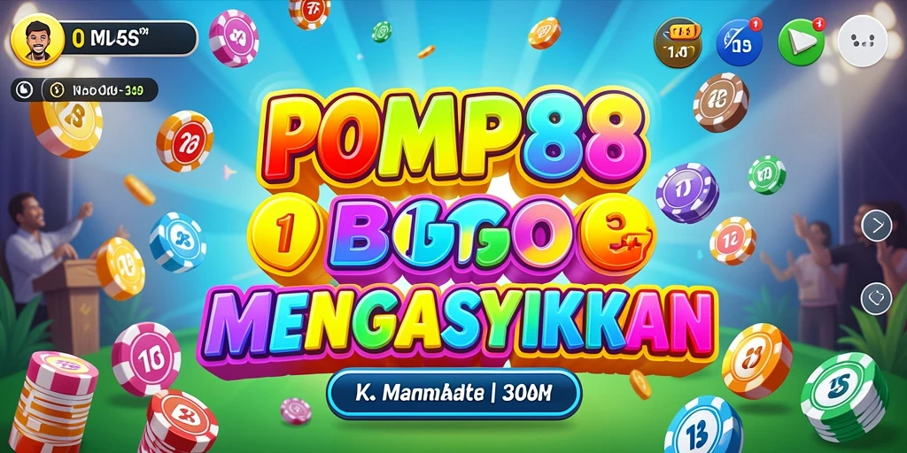 Screenshot gameplay POMPA88 menunjukkan keseruan bermain bingo.