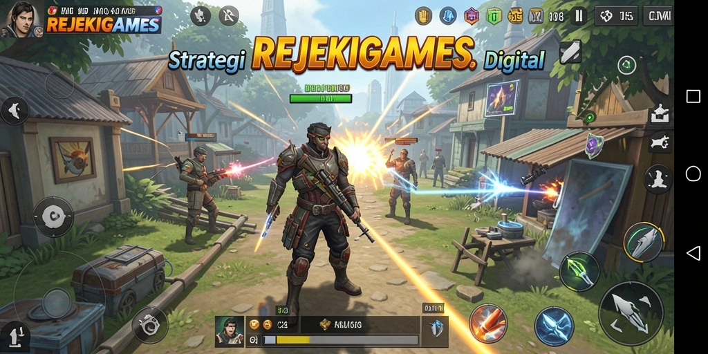 Screengrab menunjukkan strategi permainan dalam REJEKIGAMES.