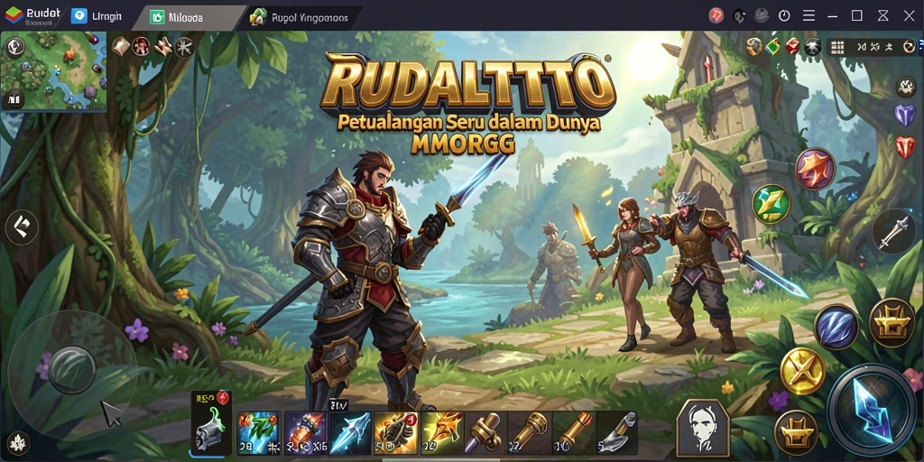 Gameplay seru dalam dunia MMORPG RUDALTOTO yang penuh petualangan.