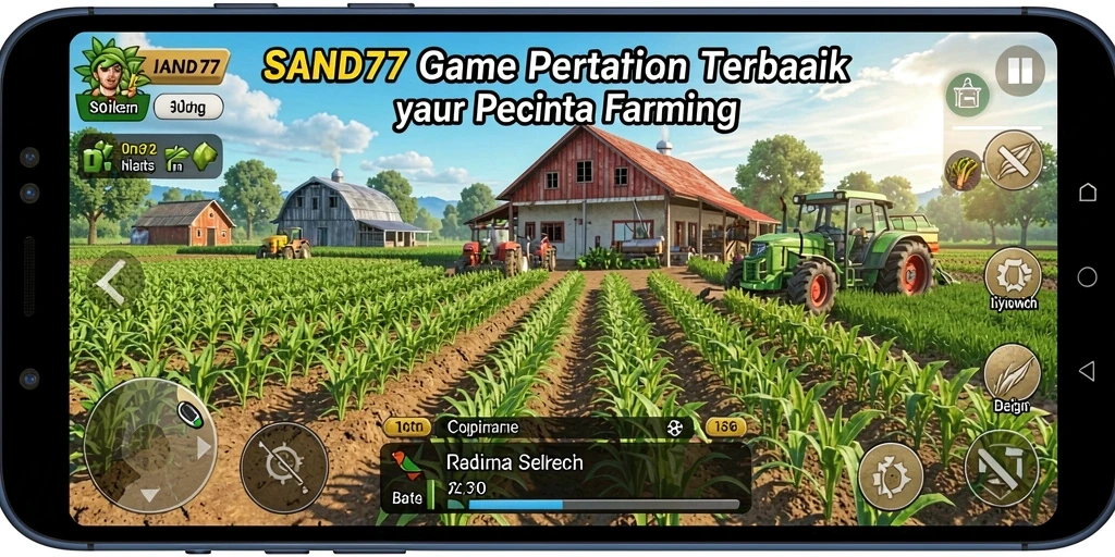 Gameplay menarik SAND77 dengan berbagai aktivitas pertanian.