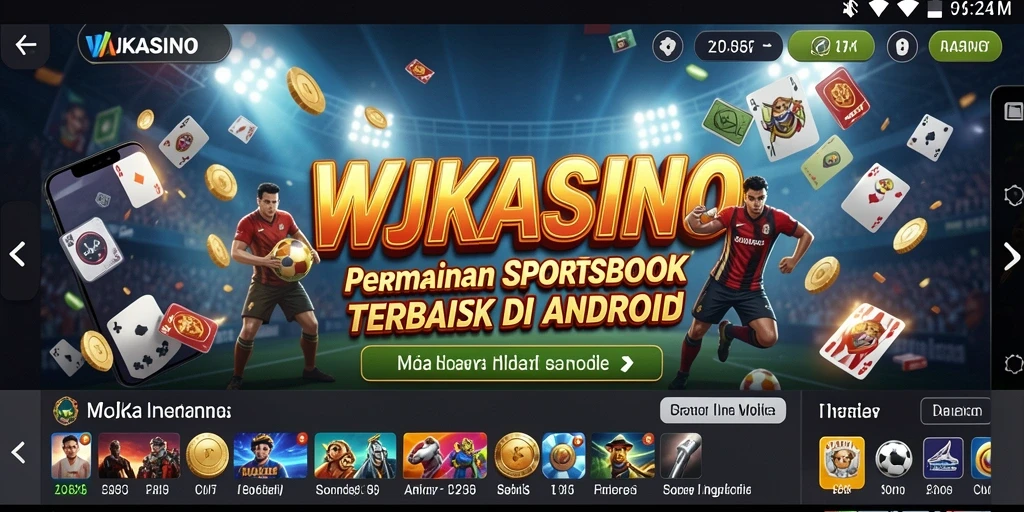 Tampilan antarmuka WJKASINO yang menarik saat bertaruh.