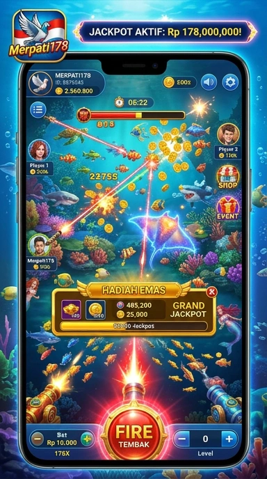 Tampilan antarmuka pengguna merpati178 yang ramah dan intuitif.